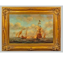 Schlacht auf hoher See battle on the high seas / Битва в открытом море». Британия. Автор - Bob Sanders (1945 г.р.).