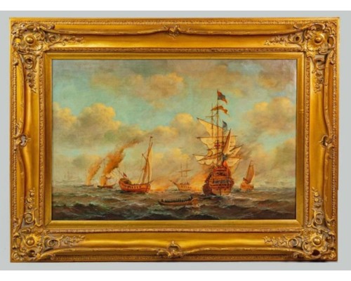 Schlacht auf hoher See battle on the high seas / Битва в открытом море». Британия. Автор - Bob Sanders (1945 г.р.). Schlacht auf hoher See battle on the high seas / Битва в открытом море». Британия. Автор - Bob Sanders (1945 г.р.).