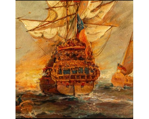 Schlacht auf hoher See battle on the high seas / Битва в открытом море». Британия. Автор - Bob Sanders (1945 г.р.). Schlacht auf hoher See battle on the high seas / Битва в открытом море». Британия. Автор - Bob Sanders (1945 г.р.).