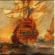 Schlacht auf hoher See battle on the high seas / Битва в открытом море». Британия. Автор - Bob Sanders (1945 г.р.).