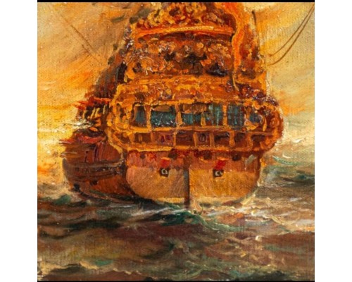 Schlacht auf hoher See battle on the high seas / Битва в открытом море». Британия. Автор - Bob Sanders (1945 г.р.). Schlacht auf hoher See battle on the high seas / Битва в открытом море». Британия. Автор - Bob Sanders (1945 г.р.).