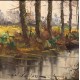 «Осенний лес». Бельгия, середина ХХ века. Автор - Jean Jacgues Foulon (1923-1980)