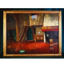 «Interieur flamand / Фламандский интерьер». Франция. Автор Paul Flaneur. Первая половина XX столетия.