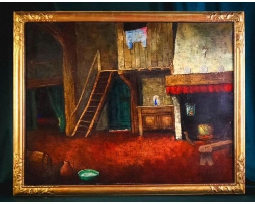 «Interieur flamand / Фламандский интерьер». Франция. Автор Paul Flaneur. Первая половина XX столетия. «Interieur flamand / Фламандский интерьер». Франция. Автор Paul Flaneur. Первая половина XX столетия.