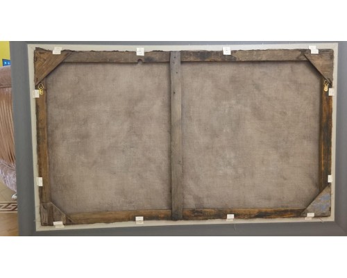 Картина "Абай среди аксакалов" А. Кастеева