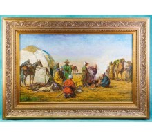Картина из серии «Быт казахов ХІХ - начала ХХ веков»
