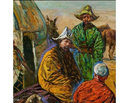 Картина из серии «Быт казахов ХІХ - начала ХХ веков» Картина из серии «Быт казахов ХІХ - начала ХХ веков»