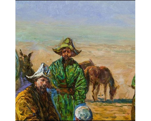 Картина из серии «Быт казахов ХІХ - начала ХХ веков» Картина из серии «Быт казахов ХІХ - начала ХХ веков»