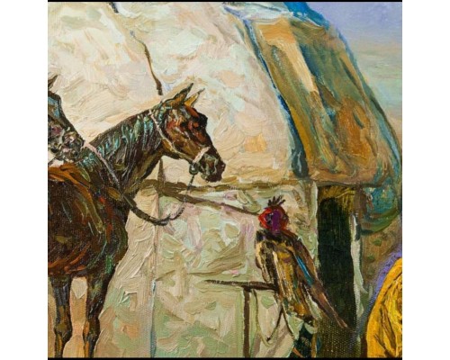Картина из серии «Быт казахов ХІХ - начала ХХ веков» Картина из серии «Быт казахов ХІХ - начала ХХ веков»